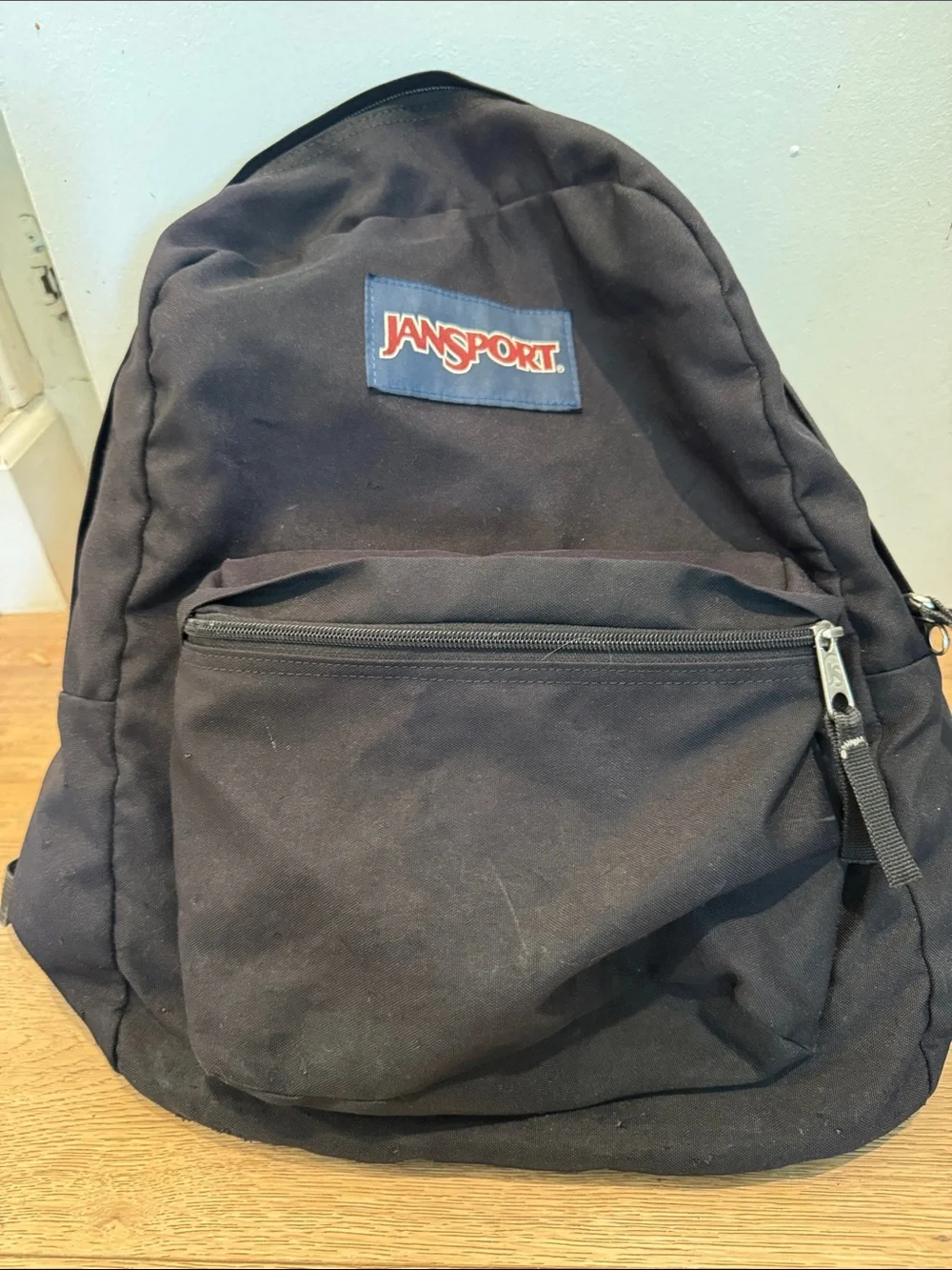 Jansport Black Classic Backpack with Front Pocket